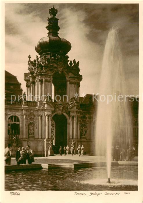 Foto Hahn Nr. 10700 Dresden Zwinger Kronentor