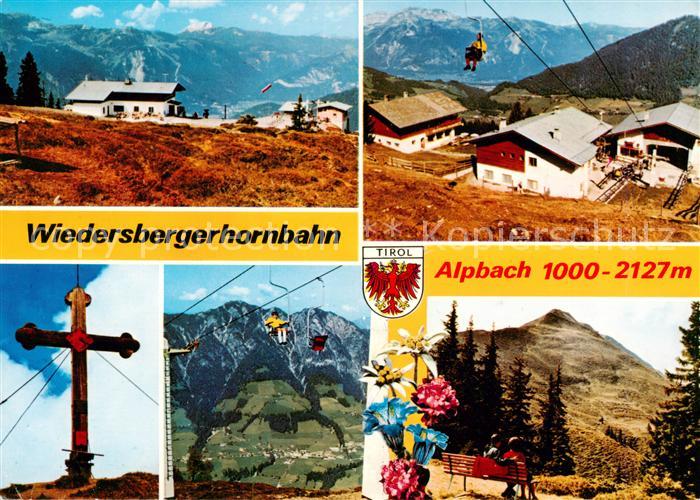 Sessellift Chairlift Telesiege Wiedersbergerhornbahn Alpbach Tirol