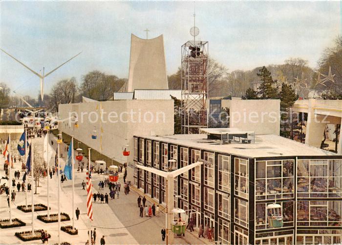 Exposition Universelle Bruxelles 1958 Civitas Dei Kirche electronisches Glockens