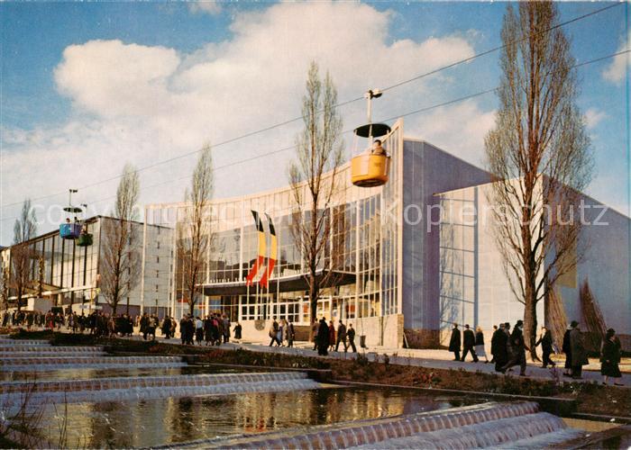 Exposition Universelle Bruxelles 1958 Belgien Allee