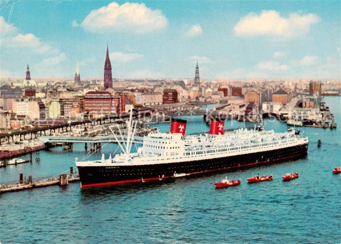 Dampfer Oceanliner Hanseatic Hamburg Atlantik