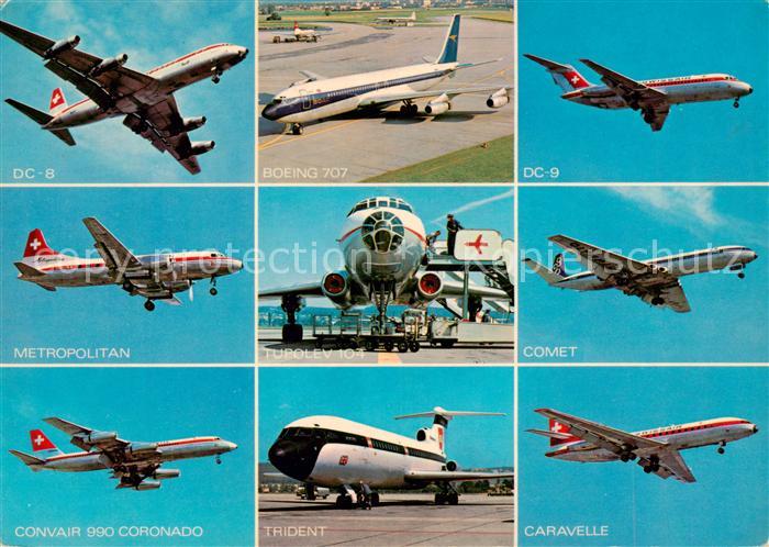 Flugzeuge Zivil Verkehrsflugzeuge Boeing 707 Comet Metropolitan