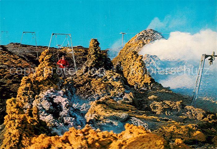 Sessellift Chairlift Telesiege Etna Hornitos