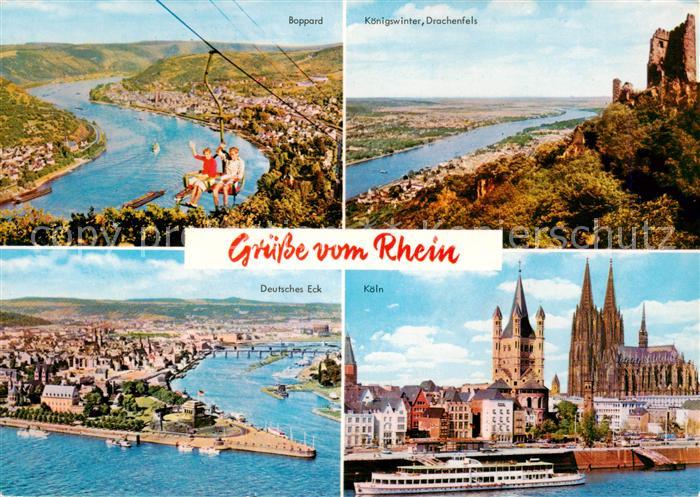 Sessellift Chairlift Telesiege Boppard Koenigswinter Koeln Deutsches Eck