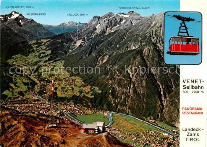 Seilbahn Cable-Car Telepherique Venetseilbahn Landeck-Zams Tirol