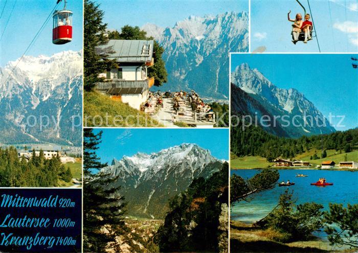 Sessellift Chairlift Telesiege Mittenwald Lautersee Kranzberg