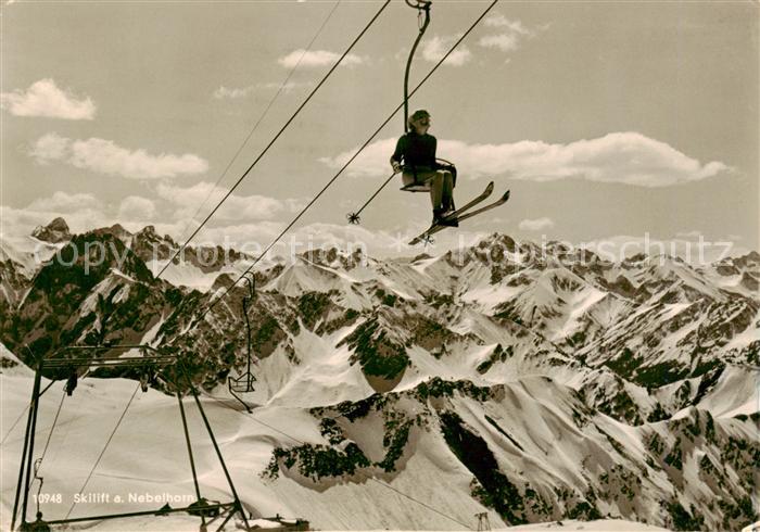 Sessellift Chairlift Telesiege Nebelhorn Allgaeu