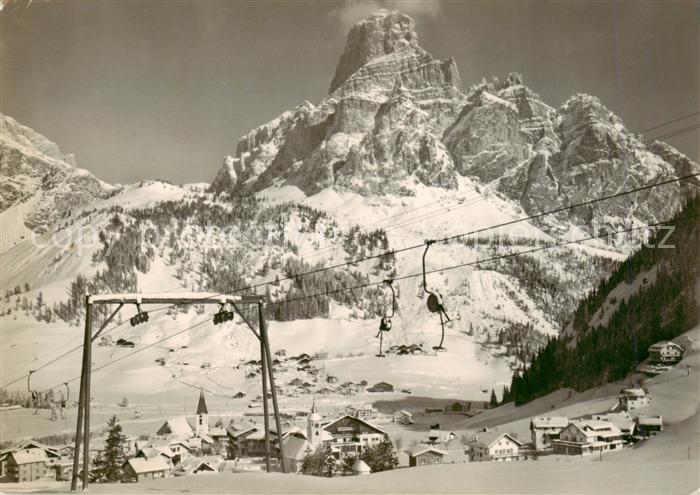 Sessellift Chairlift Telesiege Val Badia Dolomiti