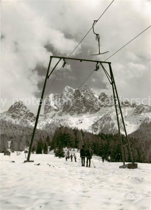 Sessellift Chairlift Telesiege Braies Prags