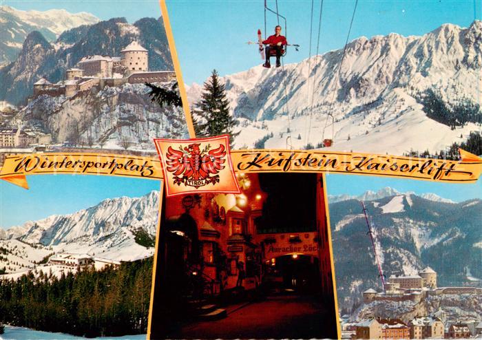 Sessellift Chairlift Telesiege Kuefstein Kaiserlift
