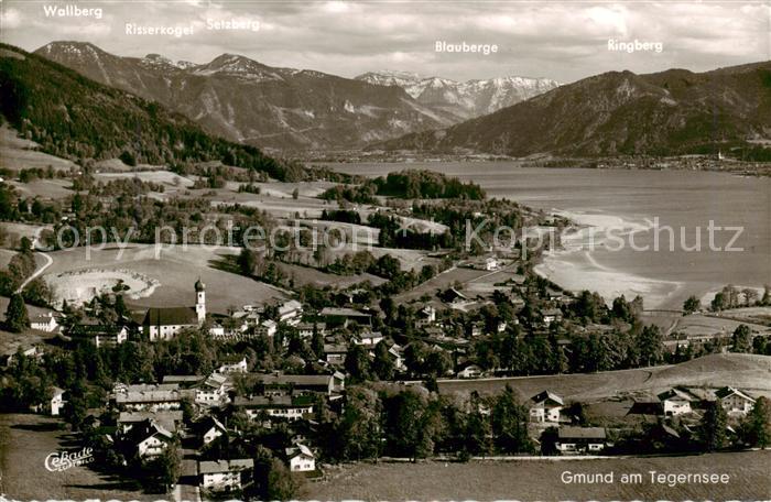 Gmund Tegernsee Panorama Alpen