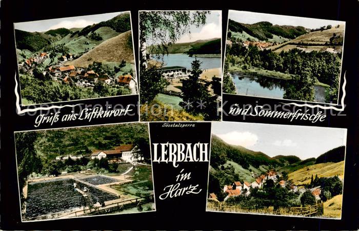 Lerbach Harz Panorama Soesetalsperre Freibad