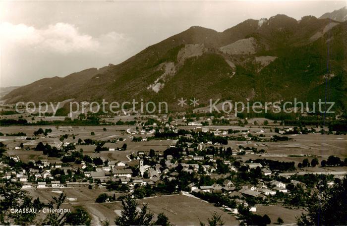 Grassau Chiemgau Fliegeraufnahme