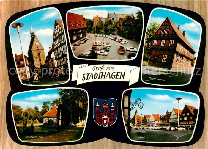 Stadthagen Kirche Marktplatz Stadtgarten Cafe Heimatmuseum Marktplatz