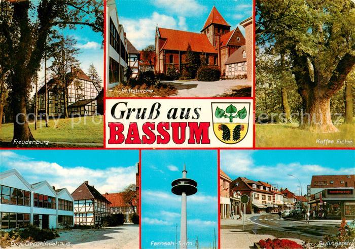 Bassum Freudenburg Stiftskirche Kaffee Eiche Ev Gemeindehaus Fernsehturm Seiling