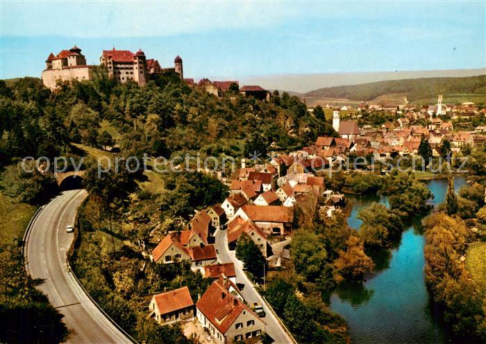 Harburg Schwaben Fliegeraufnahme mit Schloss