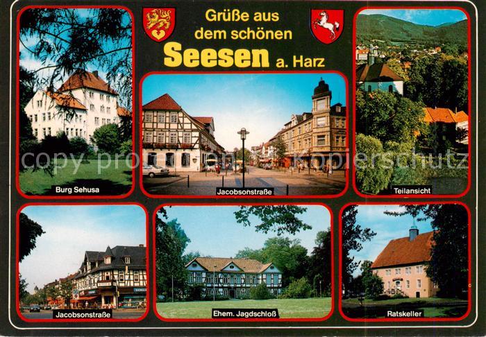 Seesen Harz Burg Sehusa Jacobsonstrasse Teilansicht Ehem Jagdschloss Ratskeller