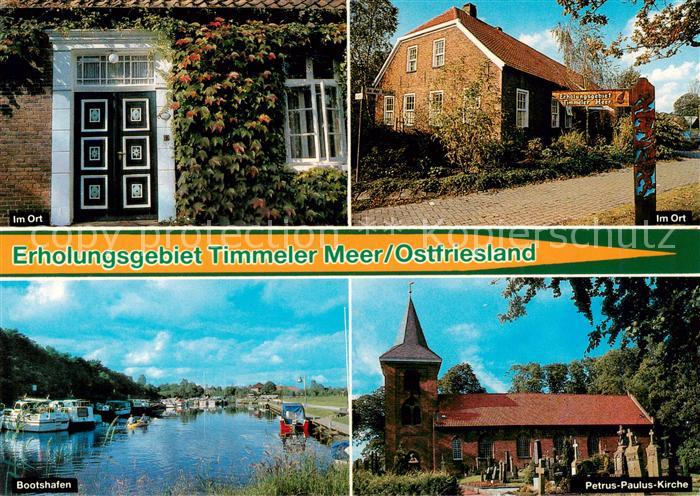 Timmel Ortsmotive Bootshafen Petrus Paulus Kirche
