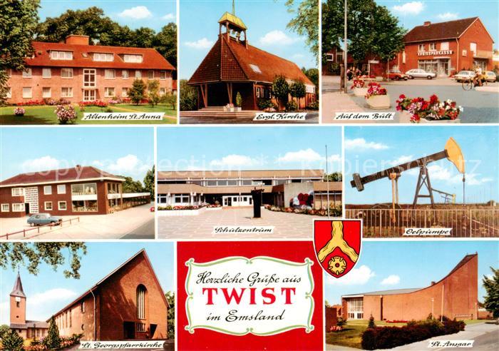 Twist Emsland Altenheim Kirche Auf dem Buelt Schulzentrum oelpumpe