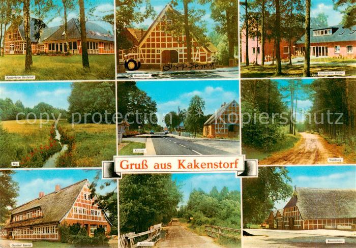 Kakenstorf Kinderheim Beg Bruecke Landschaft Gasthof Kreisstrasse Waldweg Bauern