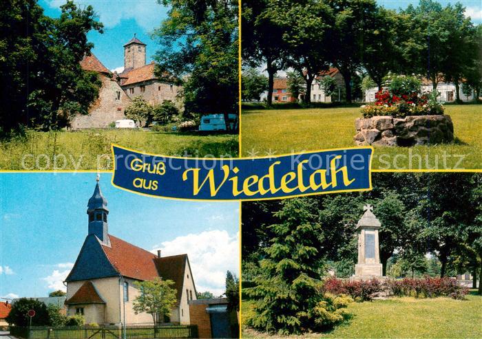 Wiedelah Schloss Kirche Gedenkstaette Park