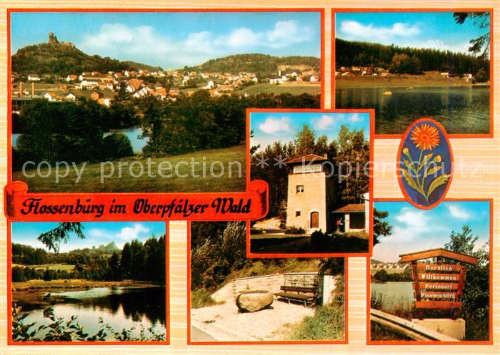 Flossenbuerg Panorama Burg Camping Freibad Wanderwege