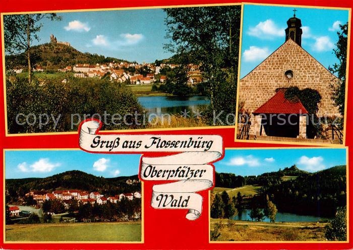 Flossenbuerg Panorama Burg Ortsansicht See