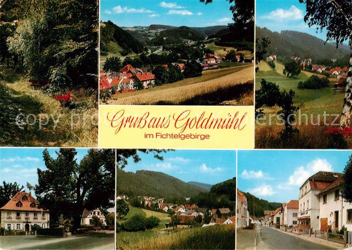 Goldmuehl Fichtelgebirge Bad Berneck Panorama Teilansichten