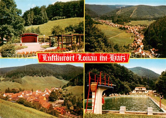 Lonau Panorama Konzertpavillon Freibad
