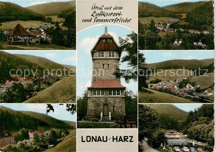 Lonau Panorama Luftkurort Sommerfrische