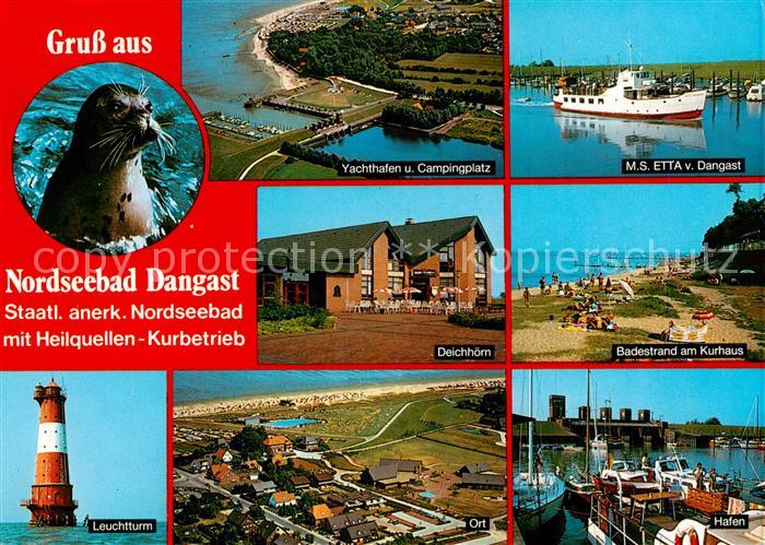 Dangast Nordseebad Yachthafen Campingplatz Luftbild MS Etta Gaststaette Badestra