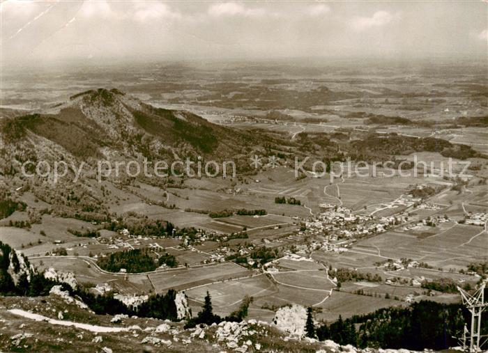 Aschau Chiemgau Blick von der Bergstation