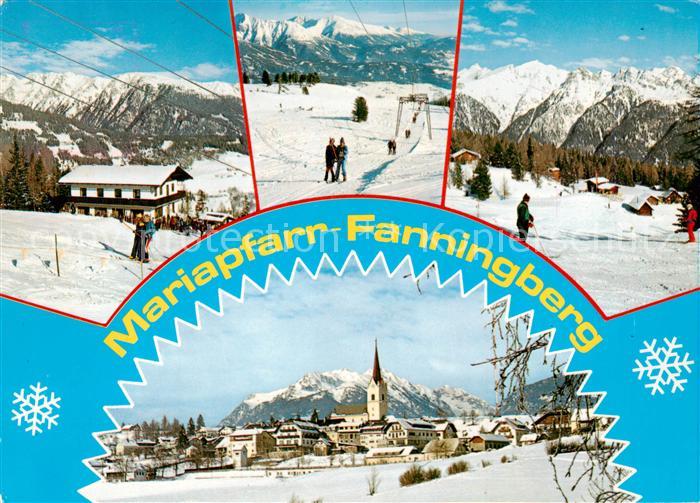 Mariapfarr AT Fanningberg Weisspriach Schlepplift Panorama