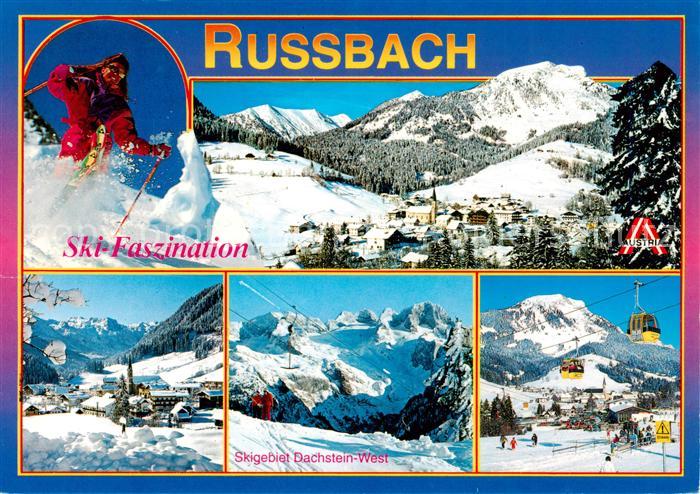 Russbach Pass Gschuett Panorama Skigebiet Dachstein West Gondelbahn