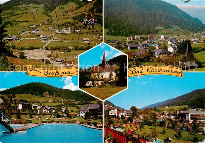 Bad Kleinkirchheim Kaernten AT Panorama Thermalhallenbad Kaiserburg Sessellift
