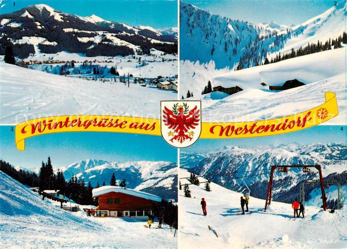 Westendorf Tirol Nachsoellberg Talkaser Schlepplift Mittelstation des Nachsoellb