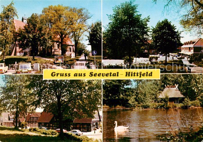 Hittfeld Seevetal Teilansichten Schwanenteich