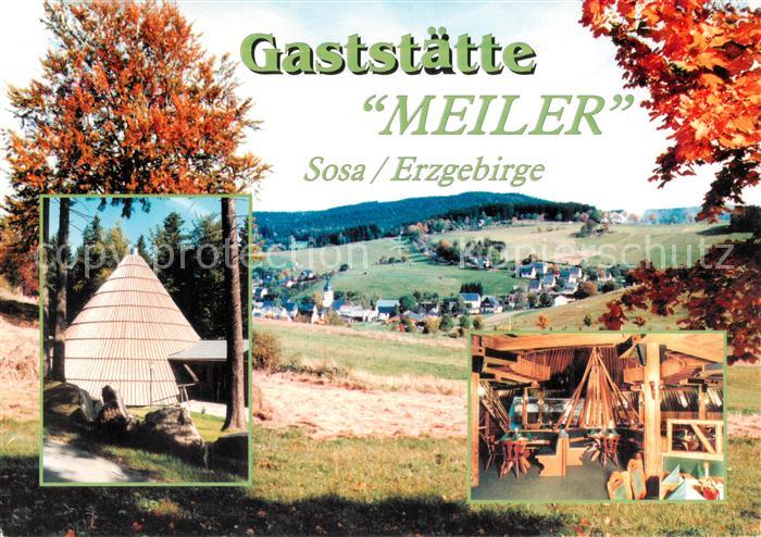 Sosa Erzgebirge Gaststaette Meiler Panorama