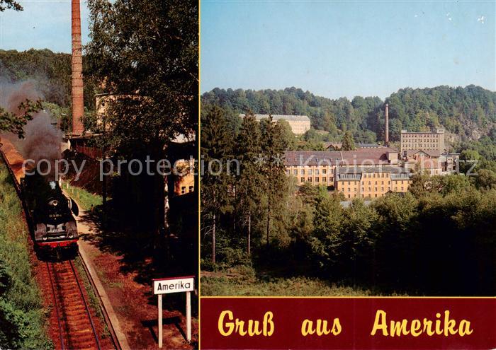 Arnsdorf Rochlitz  Sachsen OT Amerika Dampfeisenbahn Panorama