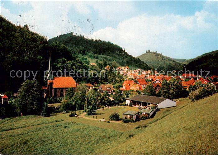 Sieber Herzberg am Harz Panorama Kirche