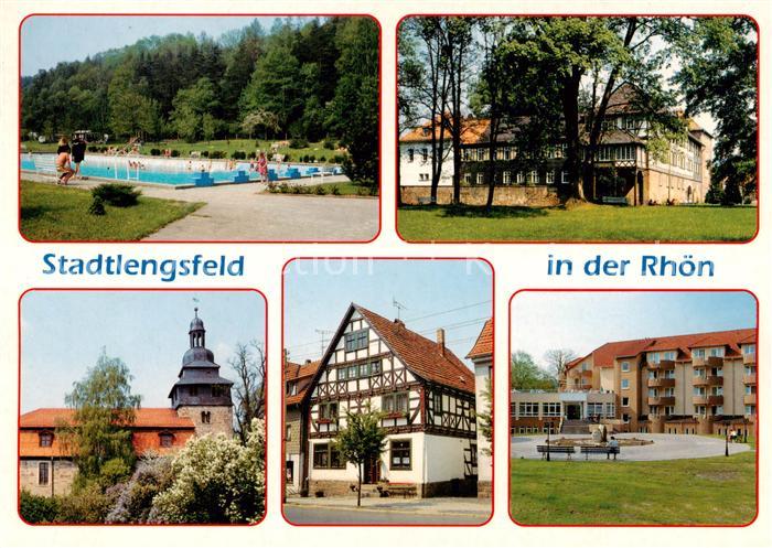 Stadtlengsfeld Schwimmbad Burg Klinik Ev Kirche Fachwerkhaus Marktstrasse Burg K