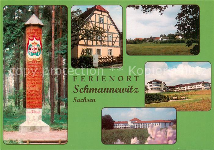 Schmannewitz Dahlen Sachsen Jaegereiche Baeuerliches Museum Ortsansicht Christaa