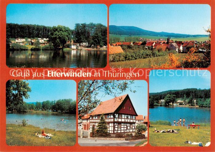 Etterwinden Altenberger See Panorama Fachwerkhaus