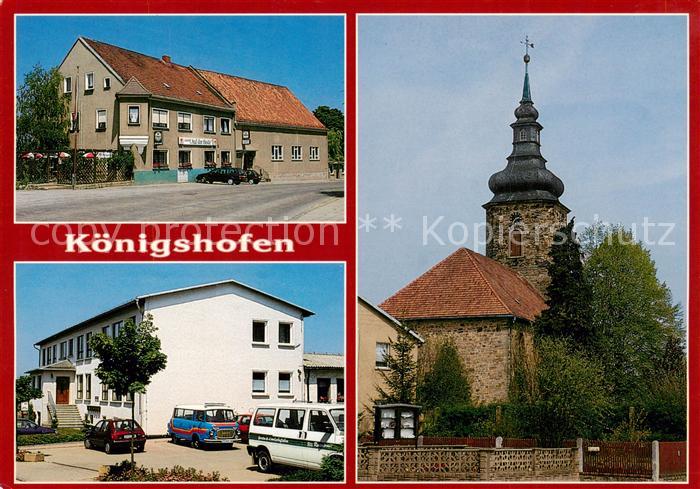 Koenigshofen Eisenberg Gasthaus zur Heide Mehrzweckgebaeude Kirche