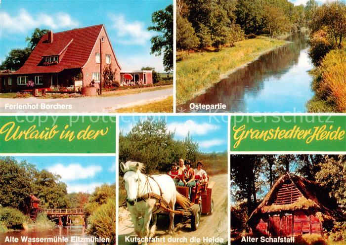 Granstedt Selsingen Ferienhof Borchers Ostepartie Alte Wassermuehle Eltzmuehlen