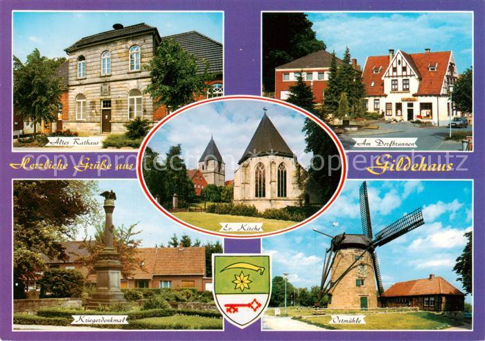 Gildehaus Altes Rathaus Am Dorfbrunnen Kriegerdenkmal Ostmuehle Ev Kirche