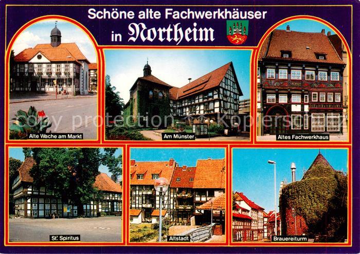 Northeim Alte Wache am Markt Am Muenster Altes Fachwerkhaus St Spiritus Altstadt
