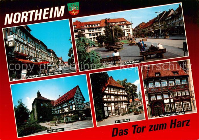 Northeim Breite Strasse Am Muenster St Spiritus Altes Fachwerkhaus