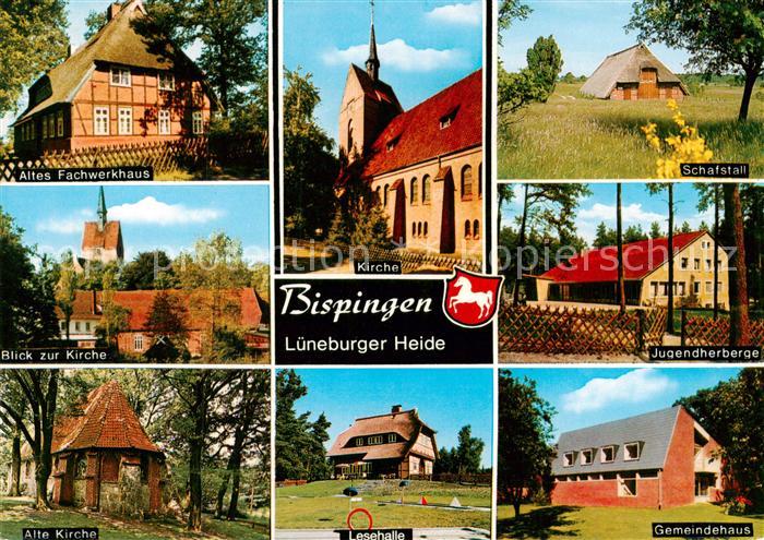 Bispingen Altes Fachwerkhaus Kirche Schafstall Jugendherberge Alte Kirche Leseha