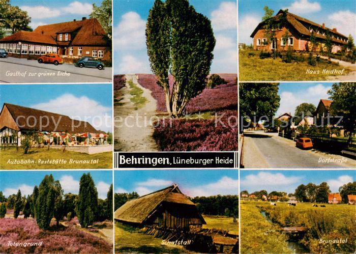 Behringen Bispingen Gasthof zur gruenen Eiche Autobahn Raststaette Brunautal Tot